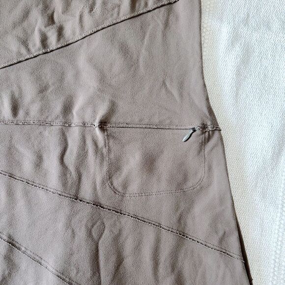 Athleta Brown Athletic Dress Asymmetrical - Picture 5 of 5